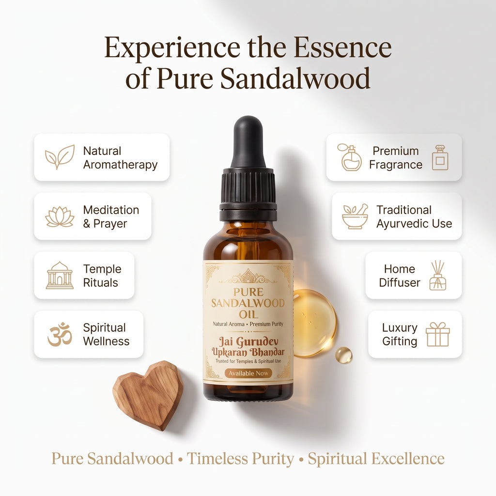 Pure chandan oil bottle, 100% sandalwood with no carrier oils